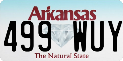 AR license plate 499WUY