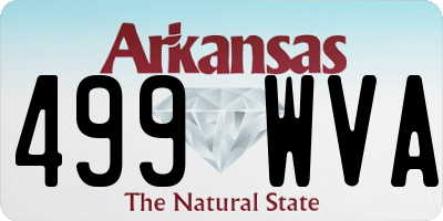 AR license plate 499WVA