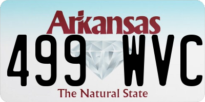 AR license plate 499WVC