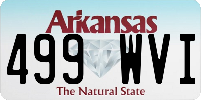 AR license plate 499WVI