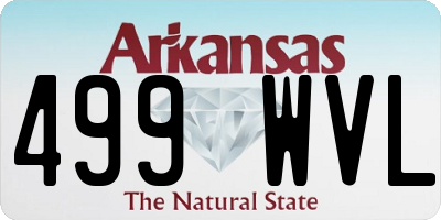 AR license plate 499WVL