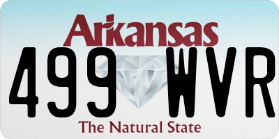 AR license plate 499WVR