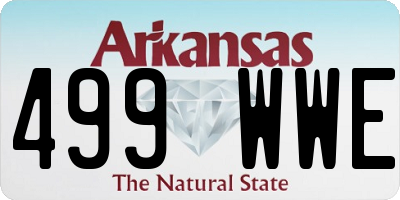 AR license plate 499WWE