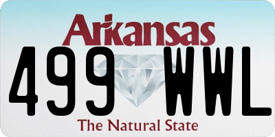 AR license plate 499WWL