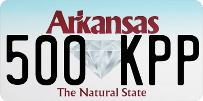 AR license plate 500KPP