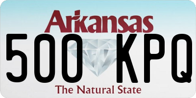 AR license plate 500KPQ