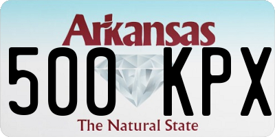 AR license plate 500KPX