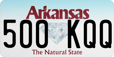 AR license plate 500KQQ