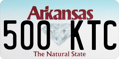 AR license plate 500KTC