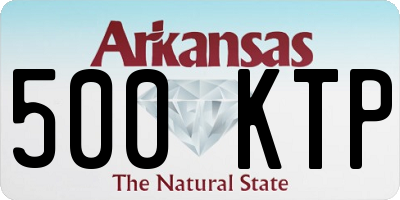 AR license plate 500KTP