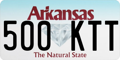 AR license plate 500KTT