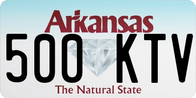 AR license plate 500KTV