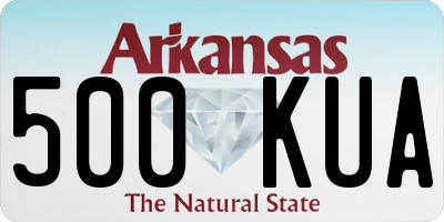 AR license plate 500KUA