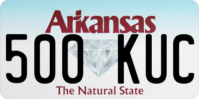 AR license plate 500KUC