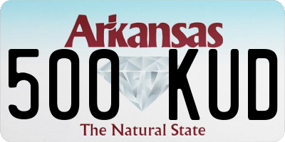 AR license plate 500KUD