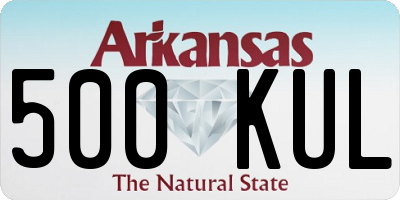 AR license plate 500KUL