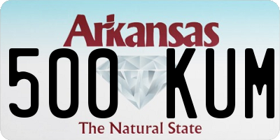AR license plate 500KUM