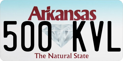 AR license plate 500KVL