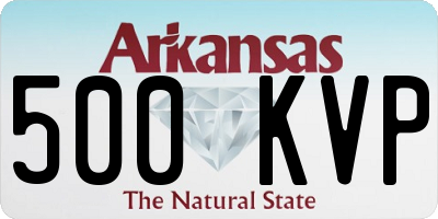 AR license plate 500KVP
