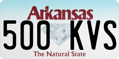 AR license plate 500KVS