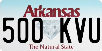 AR license plate 500KVU