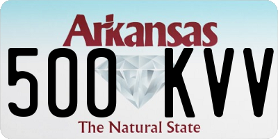 AR license plate 500KVV