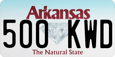 AR license plate 500KWD