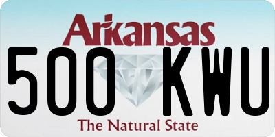 AR license plate 500KWU