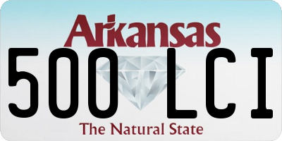 AR license plate 500LCI