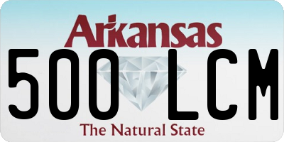 AR license plate 500LCM