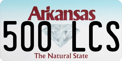 AR license plate 500LCS