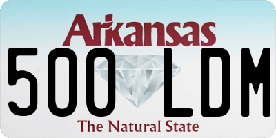AR license plate 500LDM