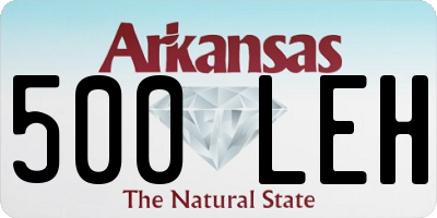 AR license plate 500LEH