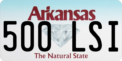 AR license plate 500LSI