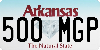 AR license plate 500MGP
