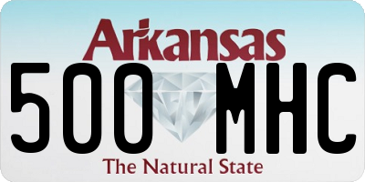 AR license plate 500MHC