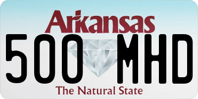 AR license plate 500MHD