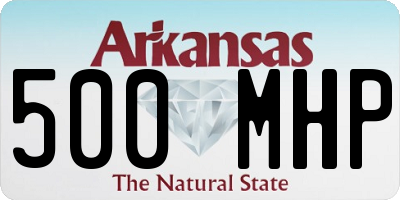 AR license plate 500MHP