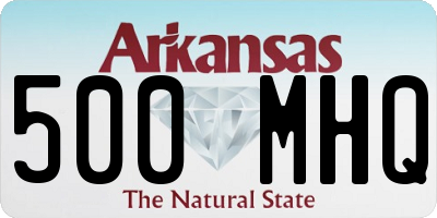 AR license plate 500MHQ