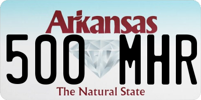 AR license plate 500MHR