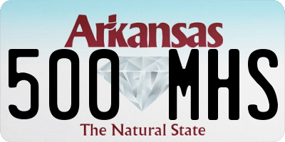 AR license plate 500MHS