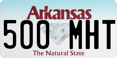 AR license plate 500MHT