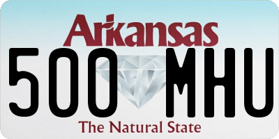 AR license plate 500MHU