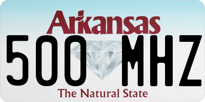 AR license plate 500MHZ