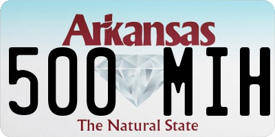 AR license plate 500MIH