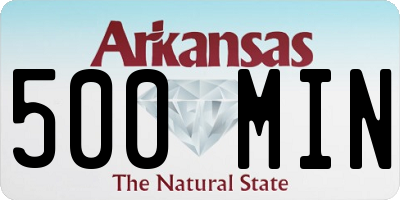 AR license plate 500MIN
