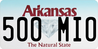 AR license plate 500MIO