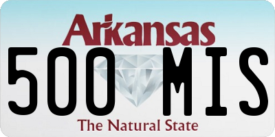 AR license plate 500MIS