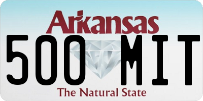 AR license plate 500MIT