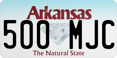 AR license plate 500MJC